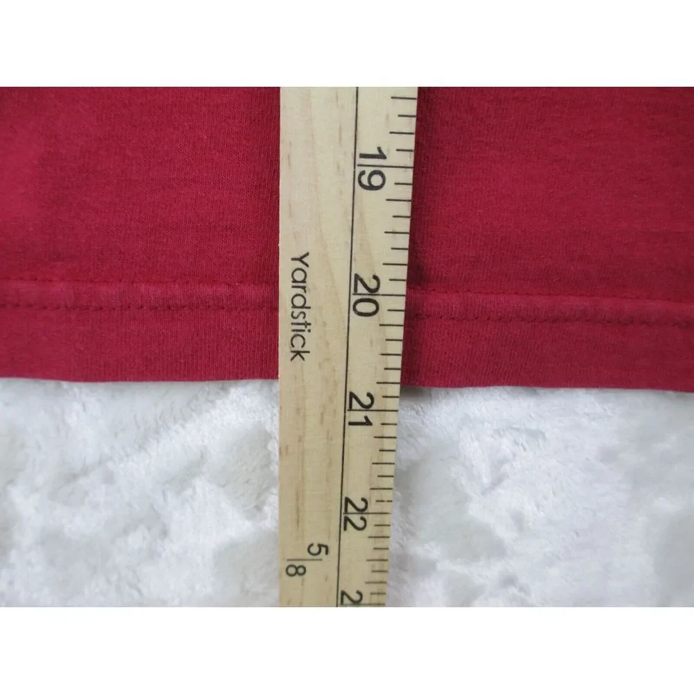 VINTAGE Nike‎ Shirt Boys Medium Red Long Sleeve 90s Kids Youth*